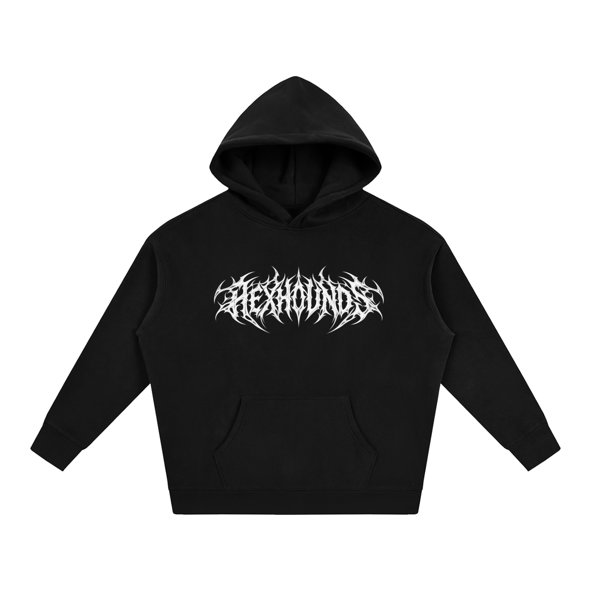 "HEXHOUNDS" (Deathcore) Oversize Fleeced Hoodie