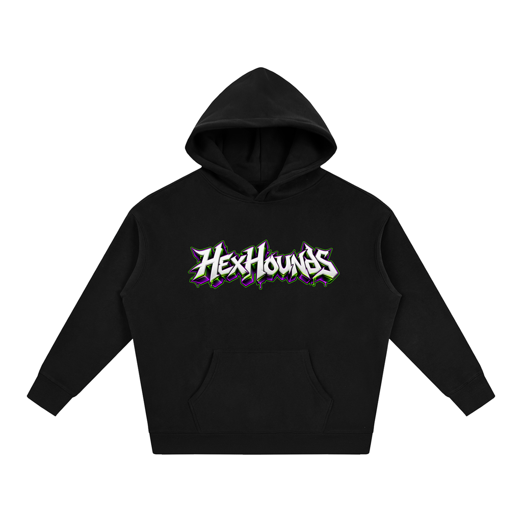 "CLUTCH OR SHUT UP" (3D GRAFFITI) Oversize Fleeced Hoodie