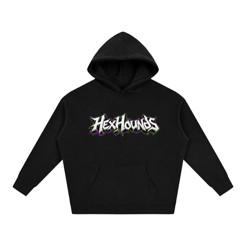 "CLUTCH OR SHUT UP" (3D GRAFFITI) Oversize Fleeced Hoodie