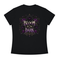 "BLOOM IN THE DARK" Women's Slim Fit Crewneck T-Shirt