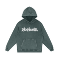 "I DON'T CARRY EGO. JUST TEAMMATES." (SOLID WHITE) Snow Washed Loose Cotton Hoodie