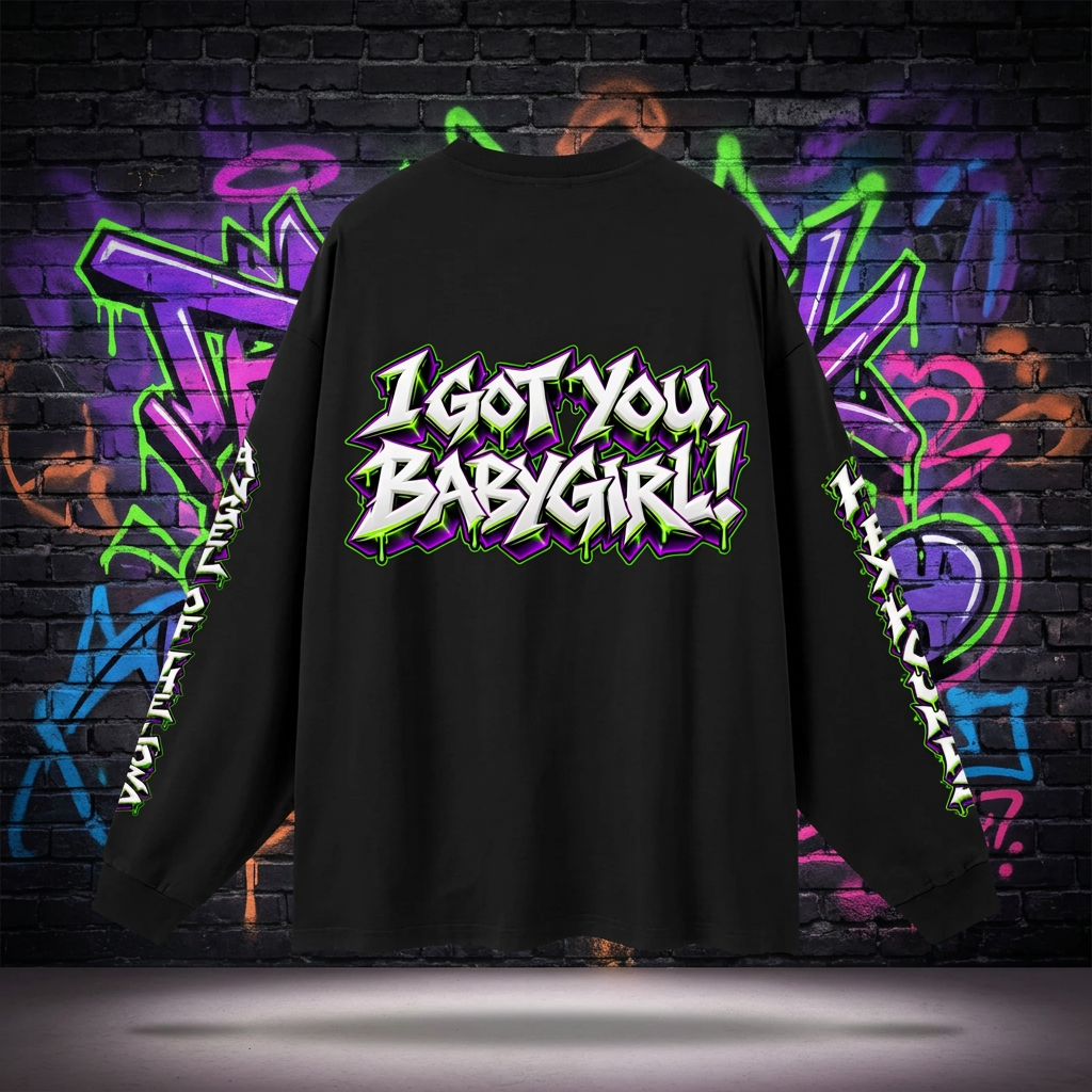 "I GOT YOU BABYGIRL!"  Long Sleeve T-Shirt
